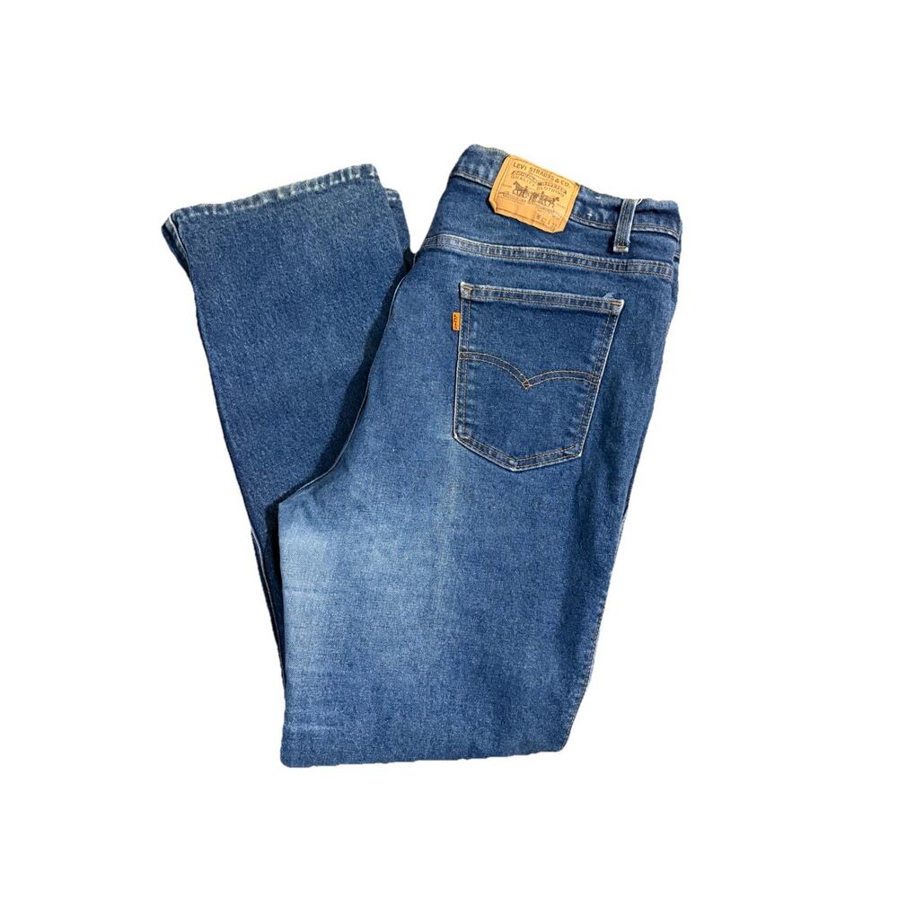 Vintage Levi’s 517 Orange Tab Boot Cut Denim Jeans Size 38/30 Made In USA 80s
